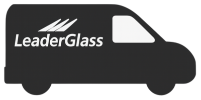Camionnette d’intervention LeaderGlass pour le remplacement mobile de pare-brise.