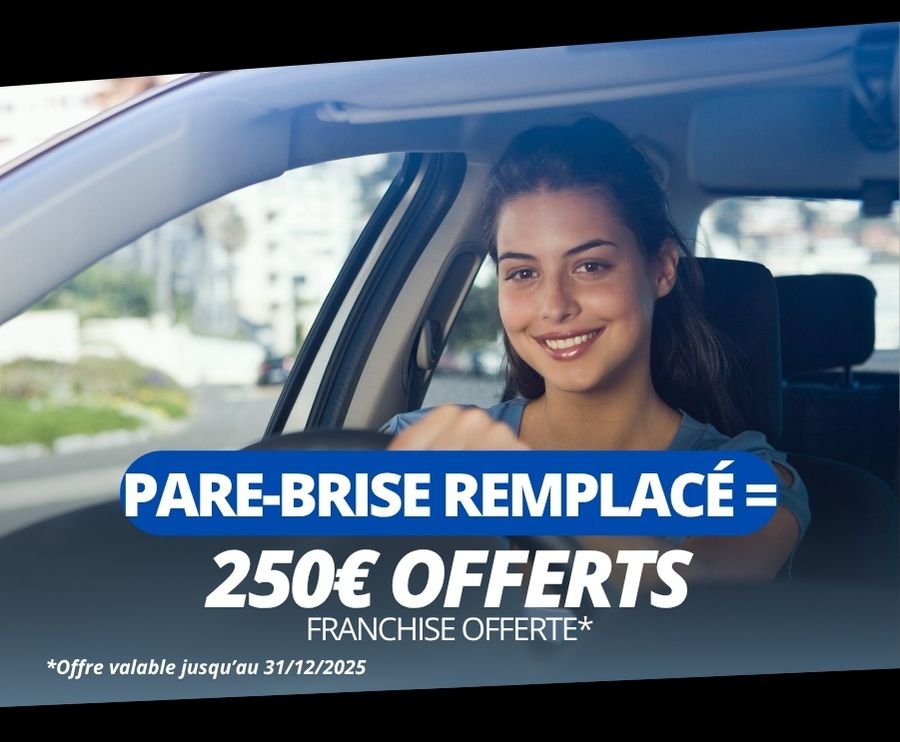 Remplacement de pare-brise LeaderGlass avec 250€ offerts dans les Hauts-de-France – intervention à domicile