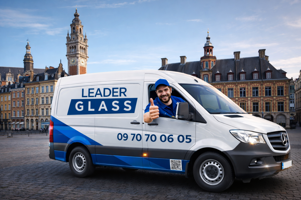 remplacement pare-brise près de Lille intervention à domicile LeaderGlass