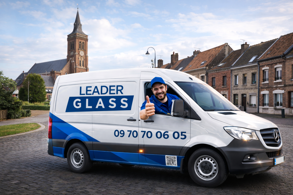 remplacement pare-brise près de Lillers intervention à domicile LeaderGlass